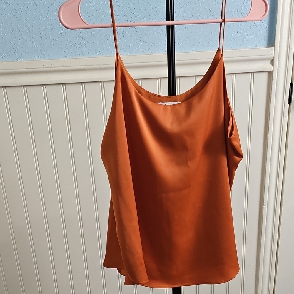 Elegant Orange Women's Top